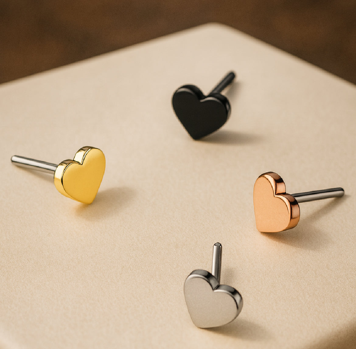 The Rebel Heart Stud + Flatback Post