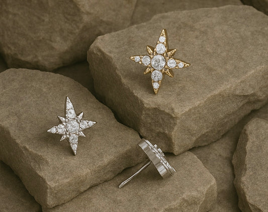 The Star-Crossed Stud + Flatback Post