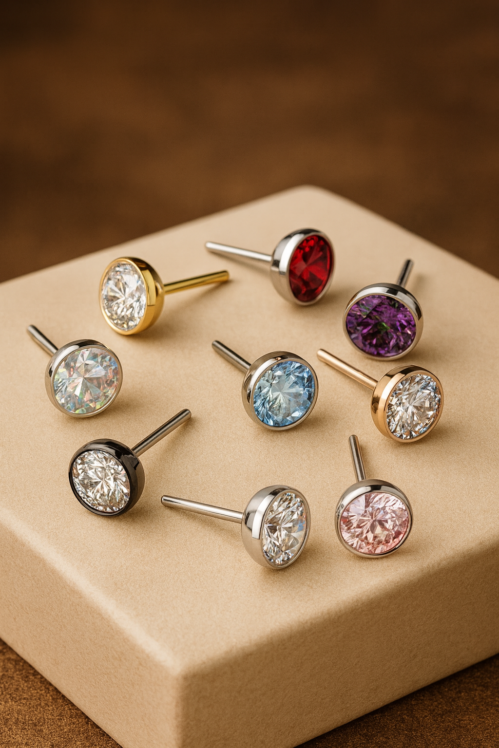 The Halo Spark Stud + Flatback Post