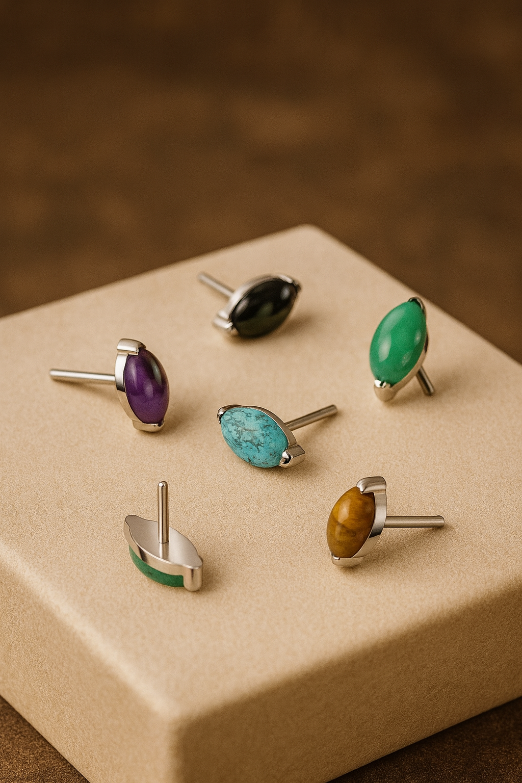 The Hippie Soul Stud + Flatback Post