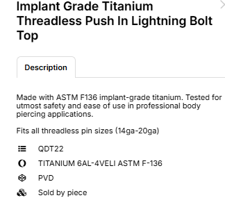 The Bolt Babe Stud + Flatback Post