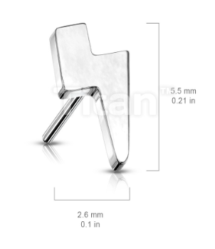 The Bolt Babe Stud + Flatback Post