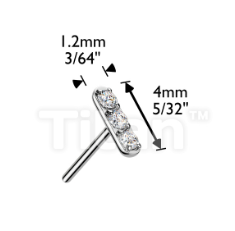 The Sunbeam Mini Stud + Flatback Post